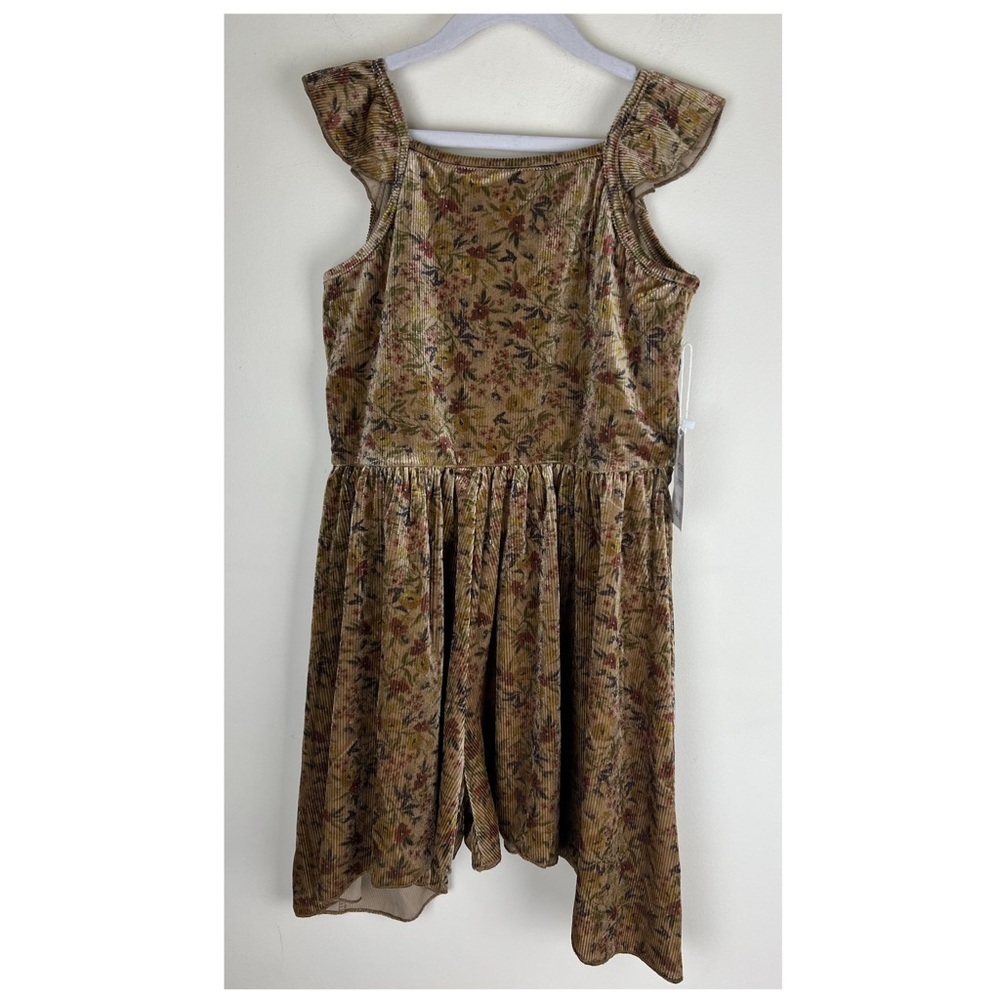 Joyfolie | Cowgirl Prairie Aubri Ribbed Romper Vintage Honey Floral | 12 — image 7 of 8